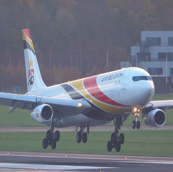 China-Belgium, by air
