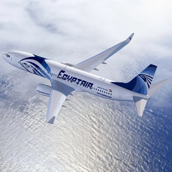 China-Egypt, by air